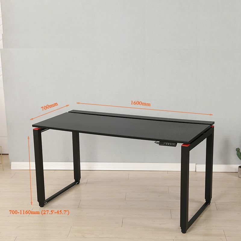 Ada Electric Height Adjustable Gaming Desk Single Motor Electric Sit to ...