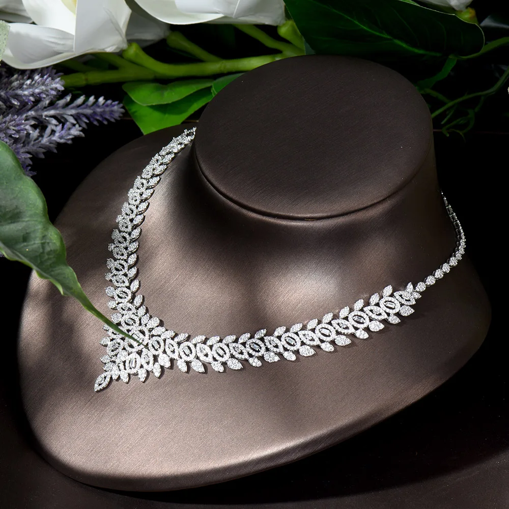 High Quality Jewelry Set Elegant Shiny Saudi Arabia Bridal Wedding