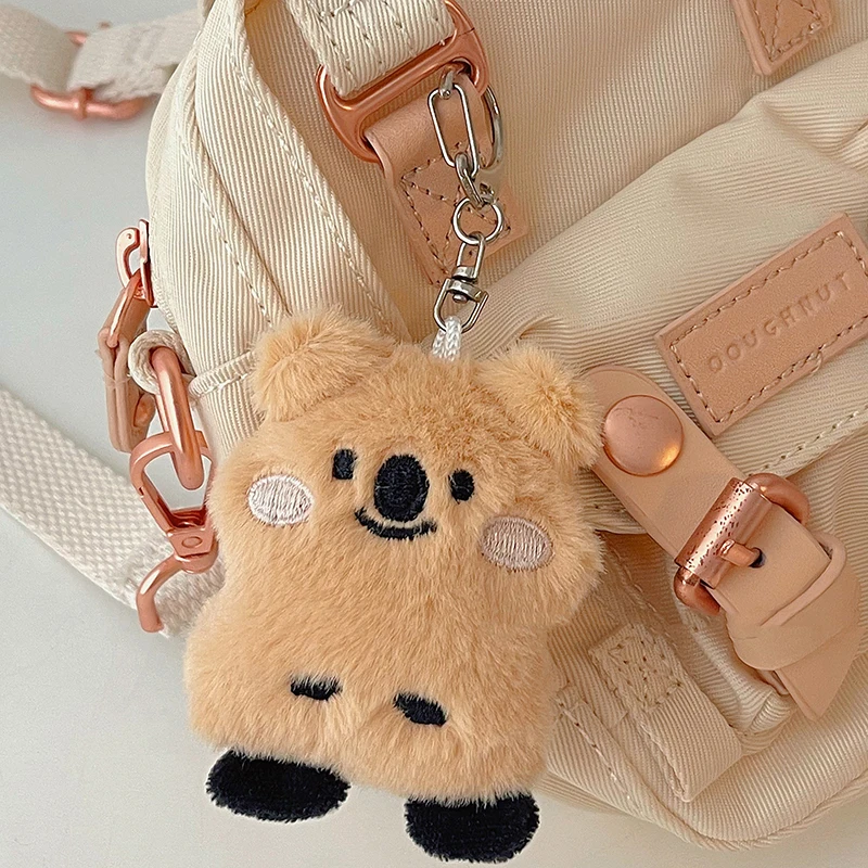 Custom Gift Kawaii Plush Keychain Backpack Pendant Korean Koala Fur