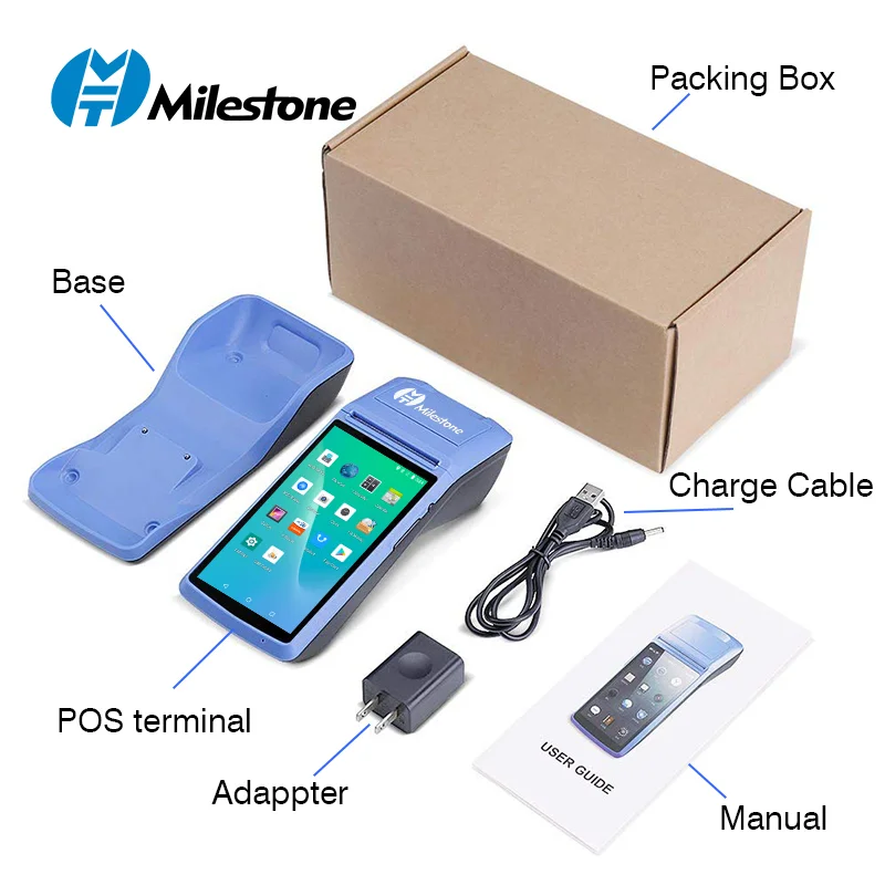 Handheld Pos Terminal  Android Wifi Mobile 3g Android Handheld Pos Touch Screen Pos Machine