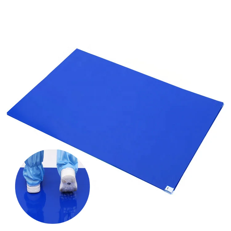 Cleanroom ESD Dust Sticky Mat /65*115cm Blue Disposable Cleanroom