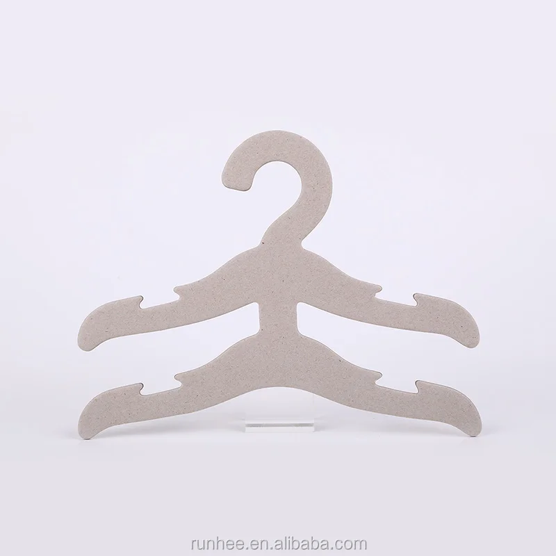 3mm Thick Recycled Cardboard Hangers Biodegradable For Clothing Display OEM Logo