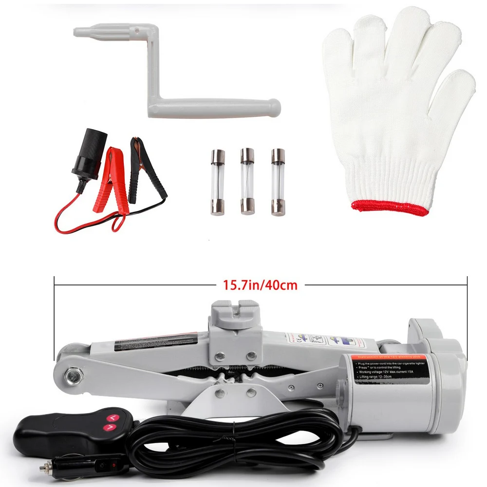 12v Electric Hydraulic Jacks Lifting Tools Car Floor Rolling Jack Tire