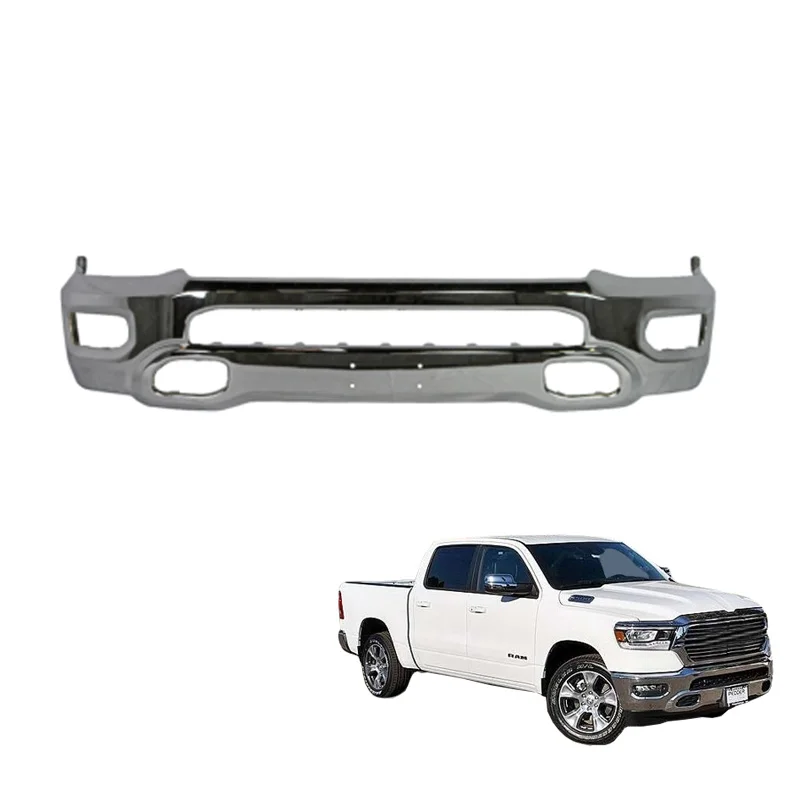 High performance car body parts competitive new car Chrome bumper OEM 5ZB88SZ0AB car front bumper for Dodge ram 1500 2015-2018