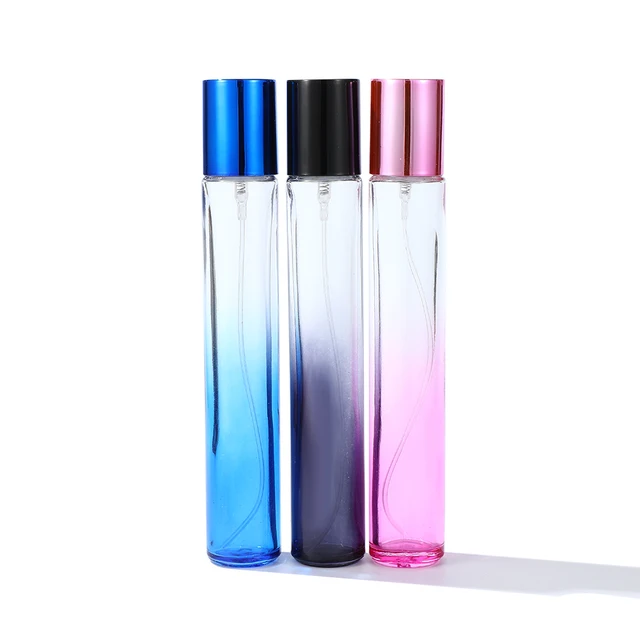 30ML  empty glass perfume bottles color spray plastic high quality with  plastic cap