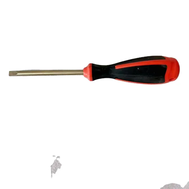 Industrial Grade 5x125mm Aluminum Bronze Slotted Screwdriver Plastic Non-Sparking Tools for Various Fields OEM Customizable