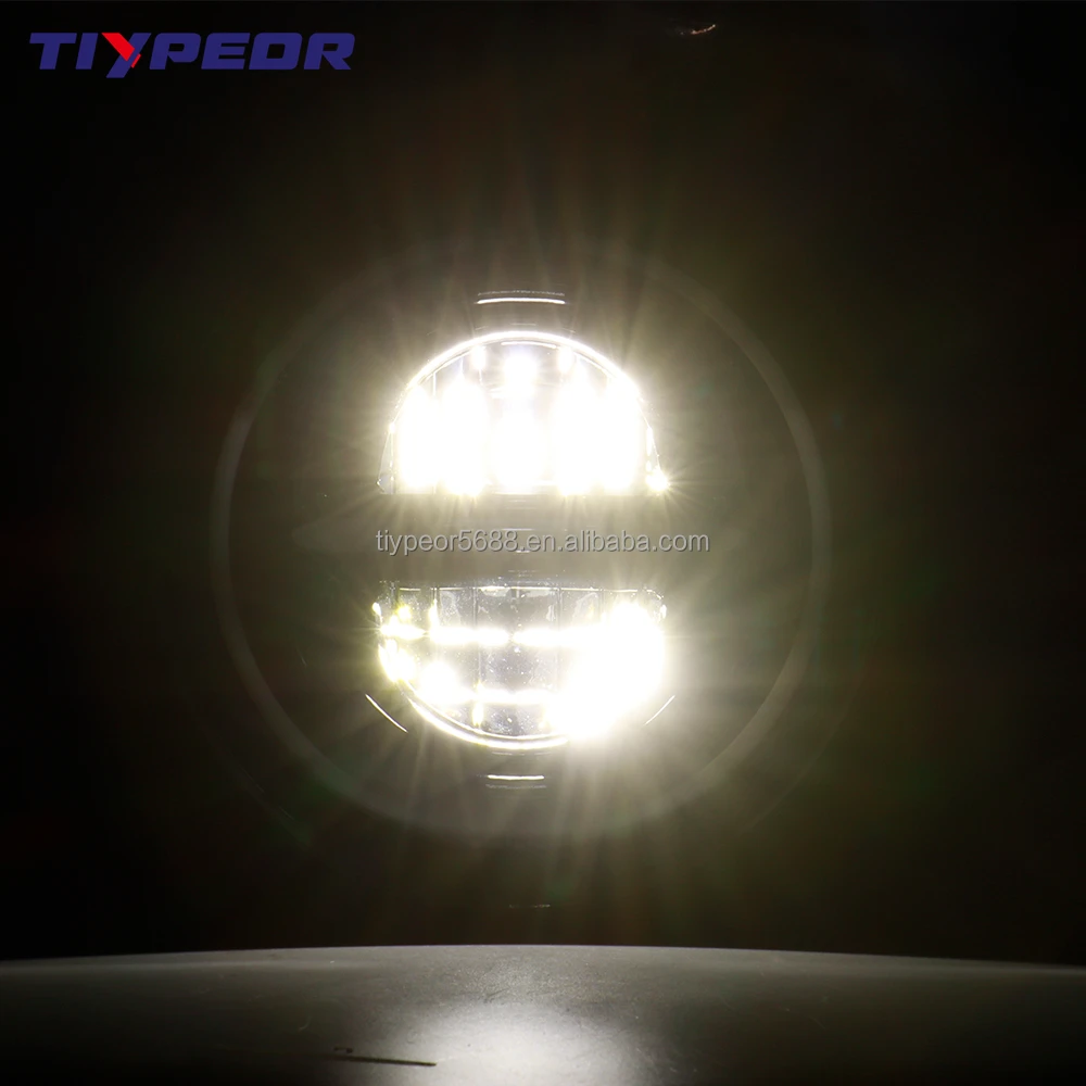 product tiypeor 7 inch round led headlight with drl for motorcycle off road jkjku led head light-7