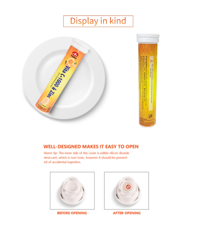 Orange Vitamin C Effervescent Tablets Multivitamin Oem Vc 1000mg Health Supplement Drink Buy