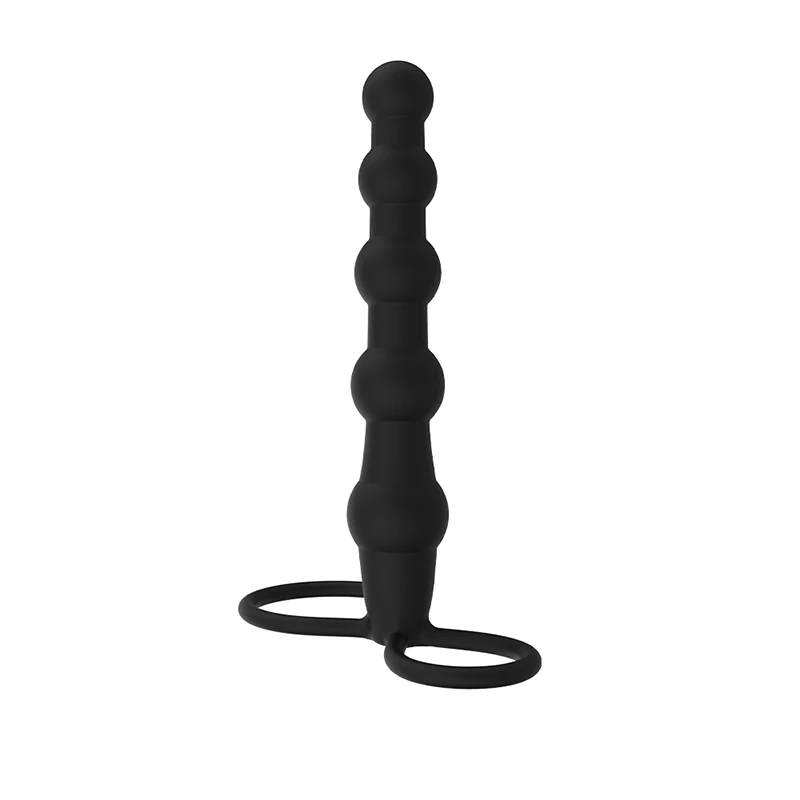 TOPARC New Design Silicone Anal Plug for Men Women Anal Plug Beads Double Penetration Strap on Dildo Anal Toy Butt Plug