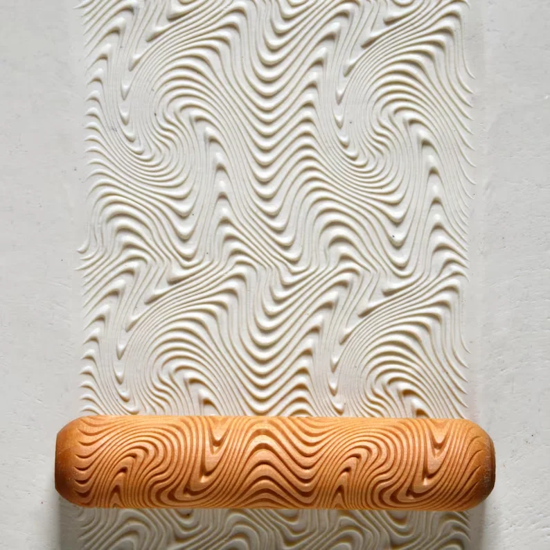 Handroller Big Pottery Hand Roller - Eco-Friendly Clay Texture Tool