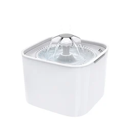 Питьевая вода для домашних животных, бесшумный автоматический Электрический питьевой фонтан со светодиодной подсветкой, питание от USB, для кошек и собак