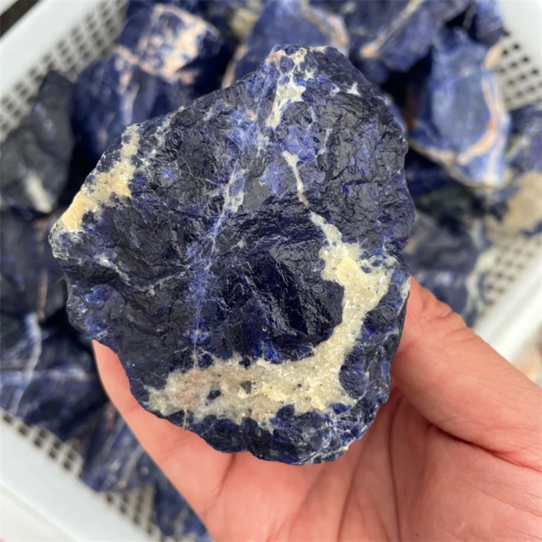 ソーダライト　原石　7kg 数量限定】ソーダライト 原石ラフ