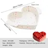 Beige heart - shaped dots - - JSC4289