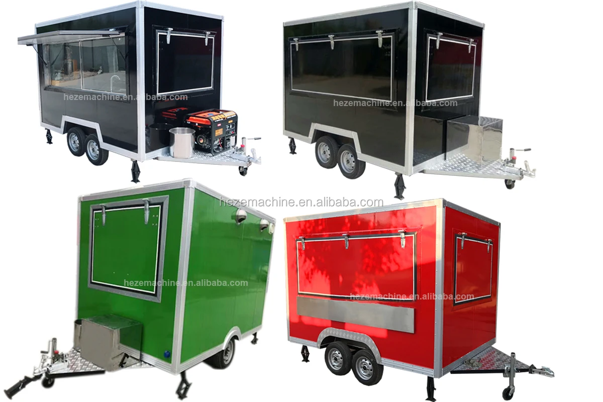 Mobile Kebab Van Chiosco Bar Mobile Cart Food Kiosk Coffee Food Trailer