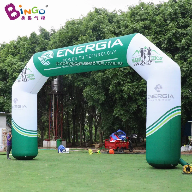 Bingo Customized Logo Inflatable Start and Finish Line Arches Outdoor Inflatable Sport Arch Gate for Events