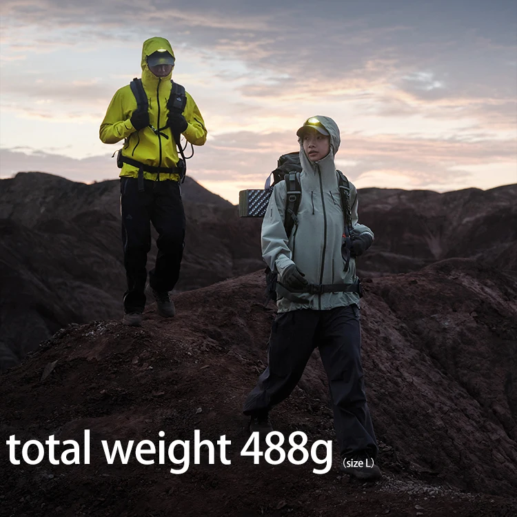 PELLIOT Hard Shell Jacket Mountaineering Unisex Waterproof Jacket Stand Zipper Jacket 2025 New Upgraded RECCO Rainproof Outdoor