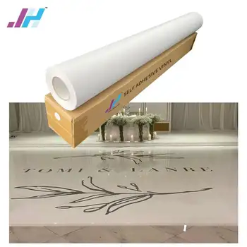 Outdoor Wholesale Glossy Matte Eco Solvent Printable White PVC Self Adhesive Vinyl Roll Sticker Material Factory for Signage