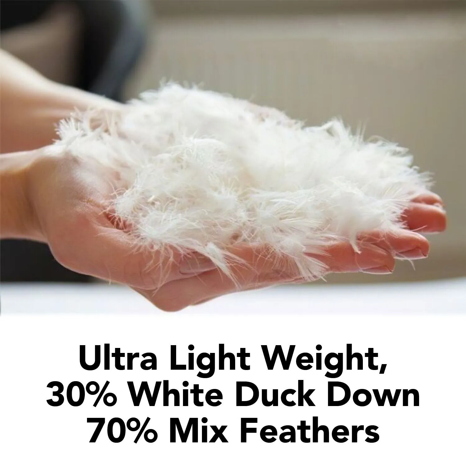 RDS Certified Duck Feather Filling