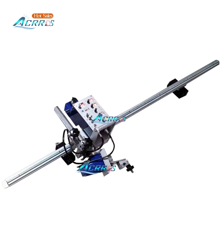 1500mm Linear Rail Automatic Welding Carriage Machine Magnetic Guide Welding Tractor