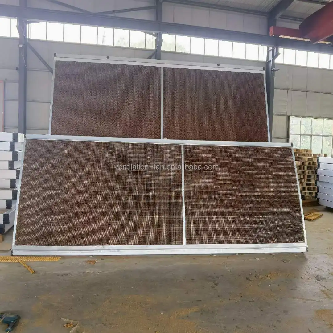 Stainless Steel Pad Fan Evaporative Cooling System For Agricultural