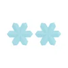 snowflake Focal bead Pastel Blue SA141