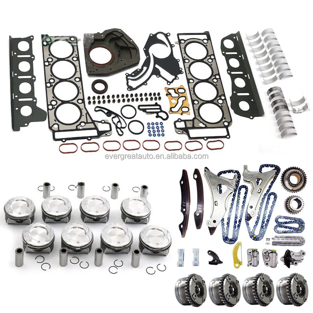 M278 Engine Overhaul Rebuild Kit & Timing Chain Set W/ 4 Vvt For ...