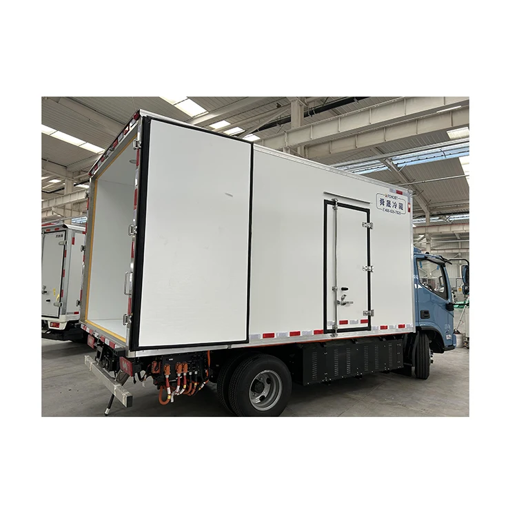White Fiberglass Customized FRP Refrigerated Truck Van Box Truck Box for Food Vegetable Delivery for Hino Jac Jmc Toyota