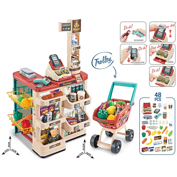 home supermarket toy set