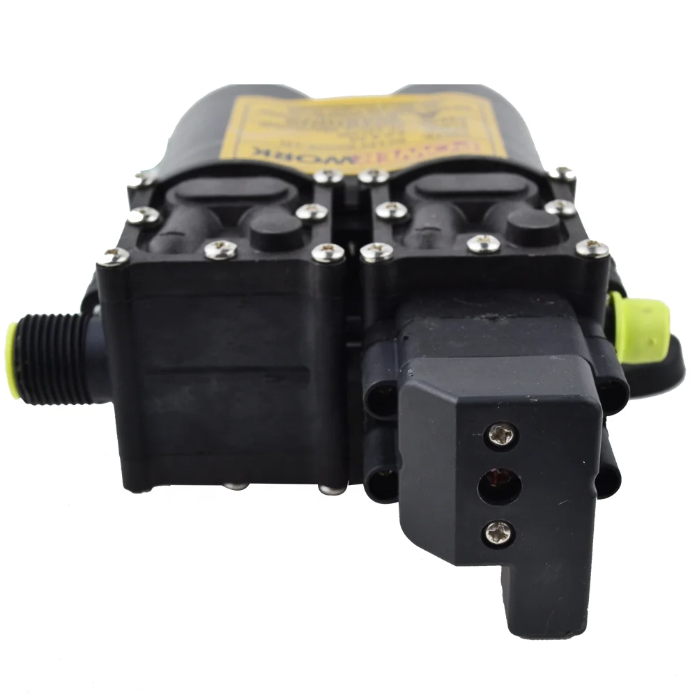 High Flow Battery Operated Motor Water Sprayer Pump Electrical Micro Irrigation Double 12VDC Diaphragm Pumps