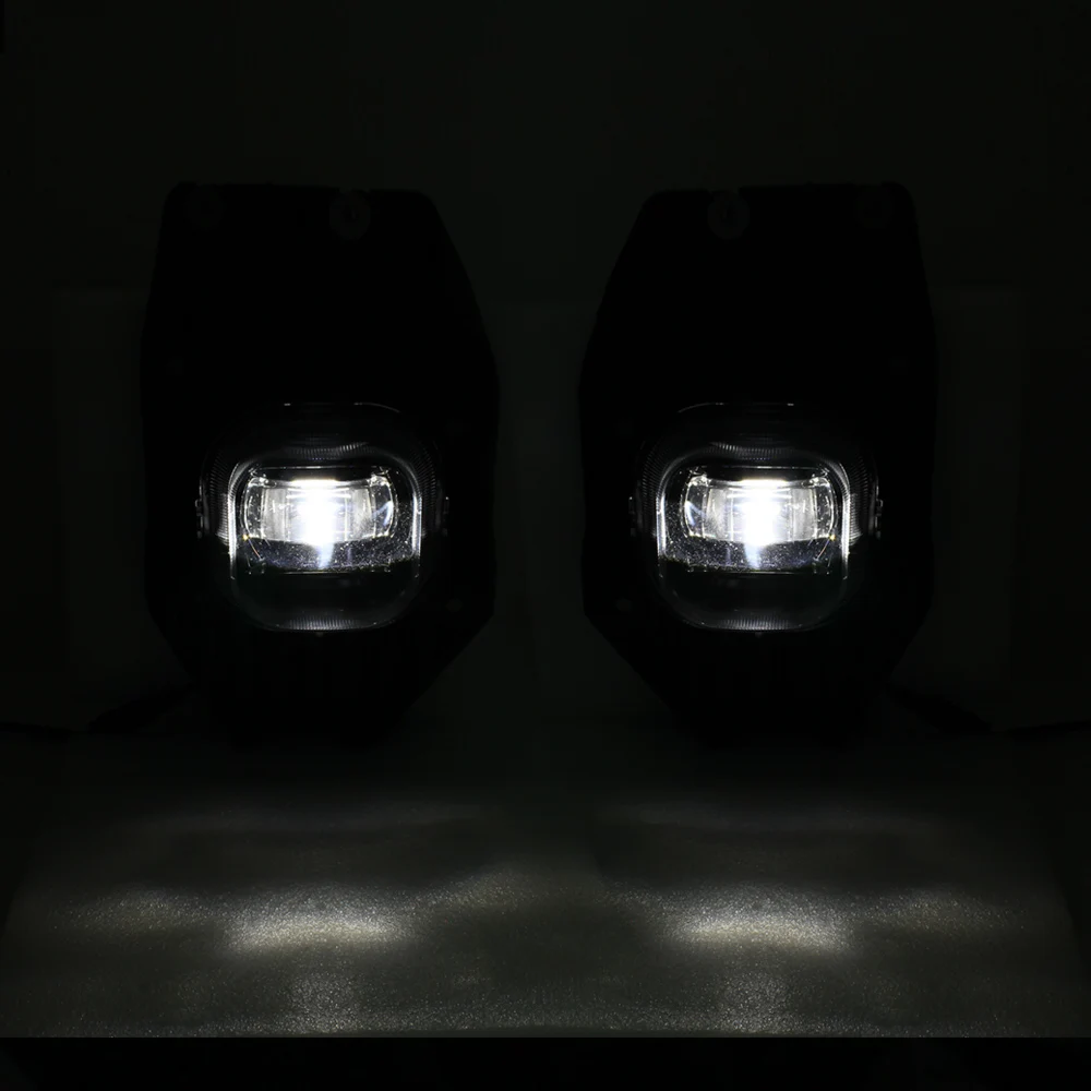 Black LED Fog Light LED Driving Lights Kits For Ford F250 F350 F450 2011 2012 2013 2014 2015 2016