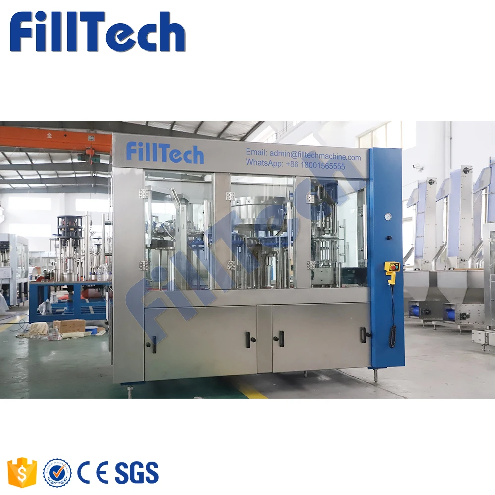 Factory 3 In1 Automatic Purified Pure Mineral Spring Drinking Water Small Liquid Bottle Filling Machine
