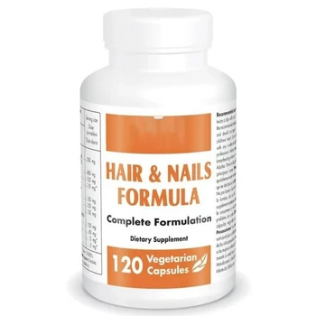 Hair & Nails Formula - with Keratin, Biotin & Vitamin - Strengthener & Growth Products | Non-GMO & Gluten Free