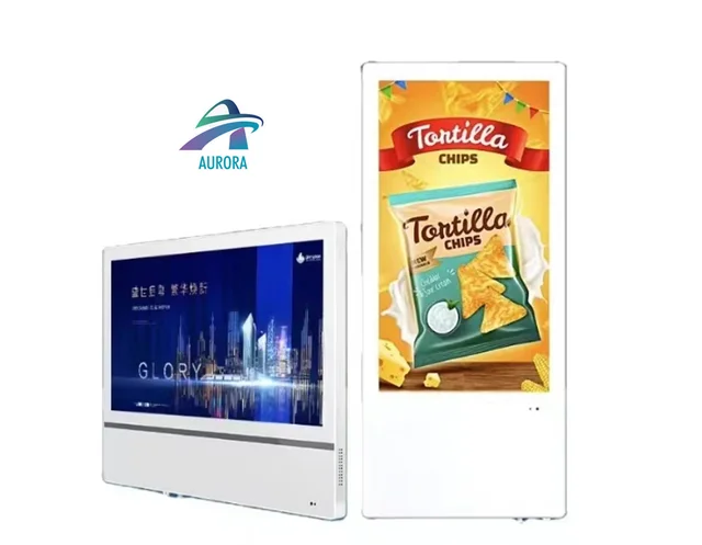 Elevator Lcd Advertising Screen wall mounted Display ultra-thin design play video multimedia Digital Signage For Elevator