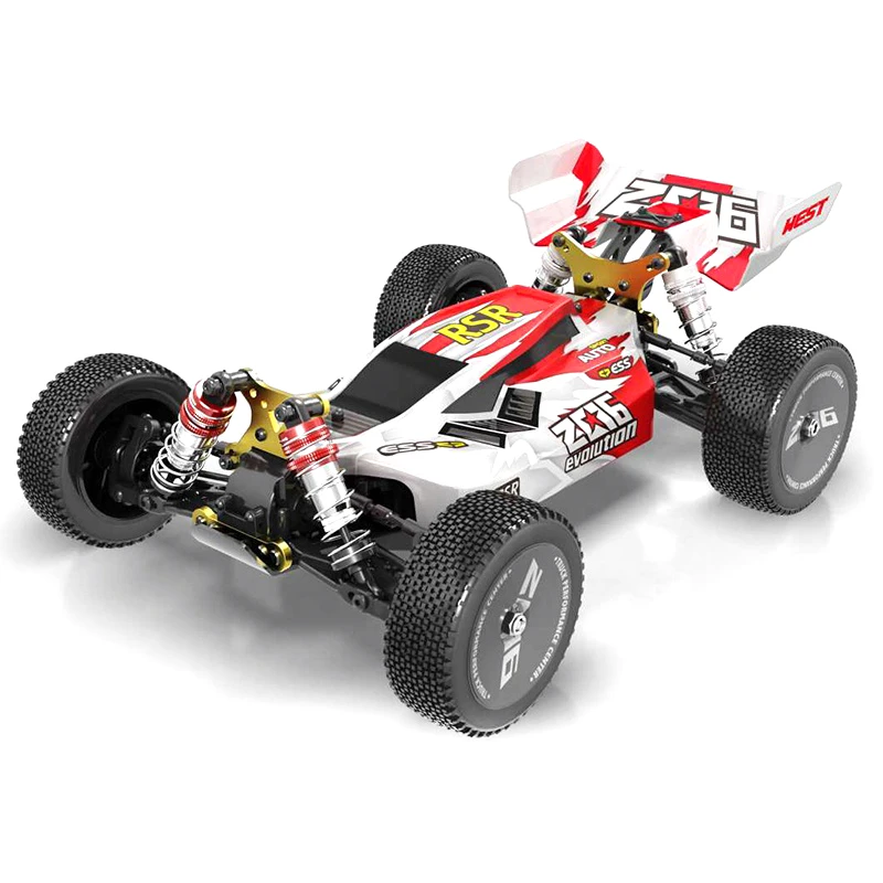 Wltoys 144001 RC Car - 60 Km/h Metal Chassis 4WD Racing Toy
