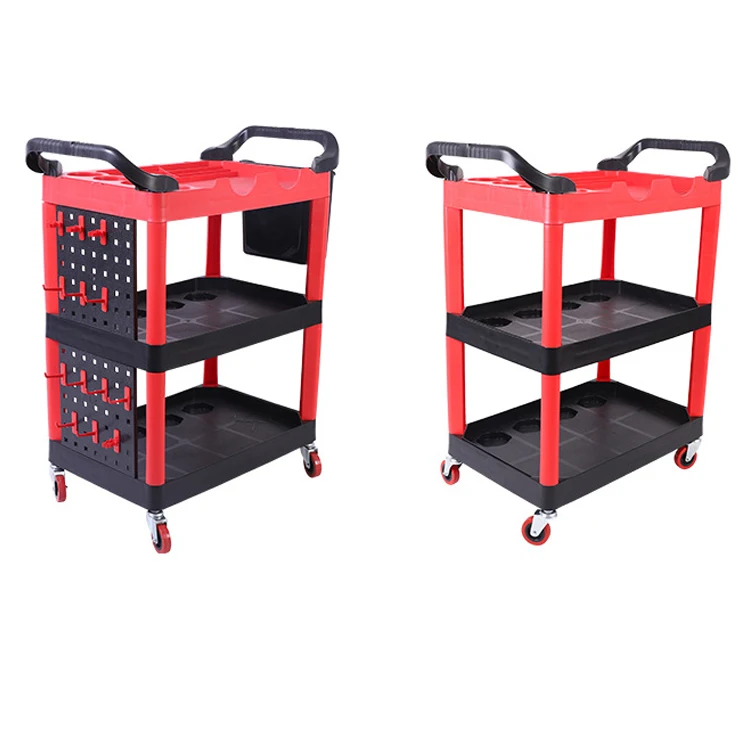 Car Wash Factory Storage Tool Trolley Removable Hanging Bucket Beauty Tool Car for Car Wash