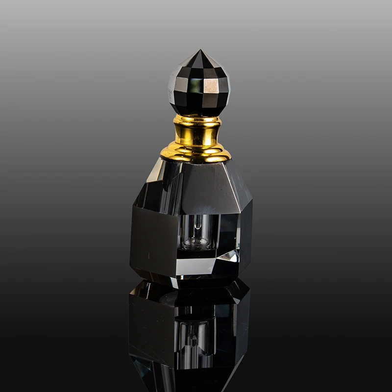 Small Bridge New Wholesale Hexagonal Customizable Glass Empty Bottle High-end Luxury 3ml 6ml Crystal Perfume Bottle