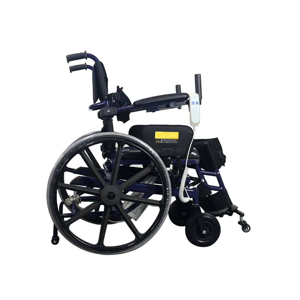 remote controller standing wheelchair Rehabilitation Therapy Supply Manual Standing Wheelchair handicapped wheelchairs-BZ-TM01 details