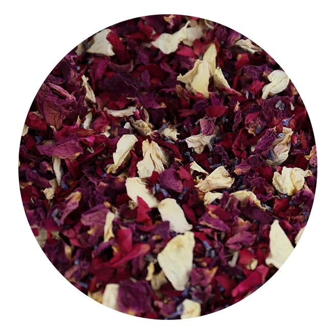 Wholesale Natural Dried Red Rose Petals For Bath Mix Small Rose Petals