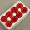 B mei 4-5 rojo chino (8 flores)