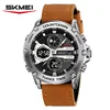 silver/brown-leather