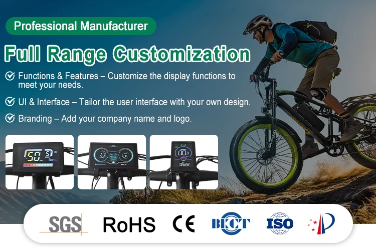 H6C Electronic Cycle Computer Display for Electric Bicycles Smart ...