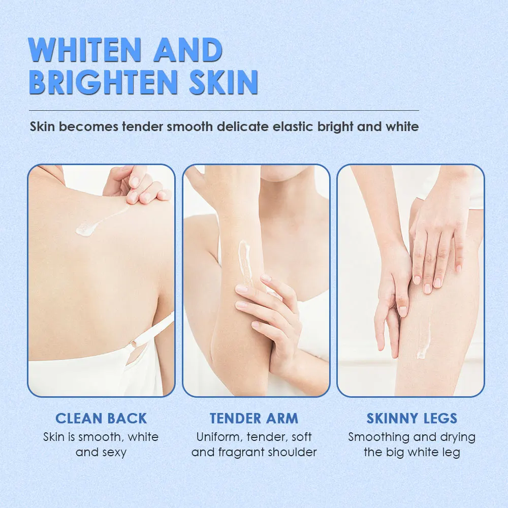 Organic Glutathione Alpha Arbutin Niacinamide Whitening Body Lotion  Brightens Moisturizer Body Lotion