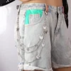 Butterfly triple-layer trouser chain