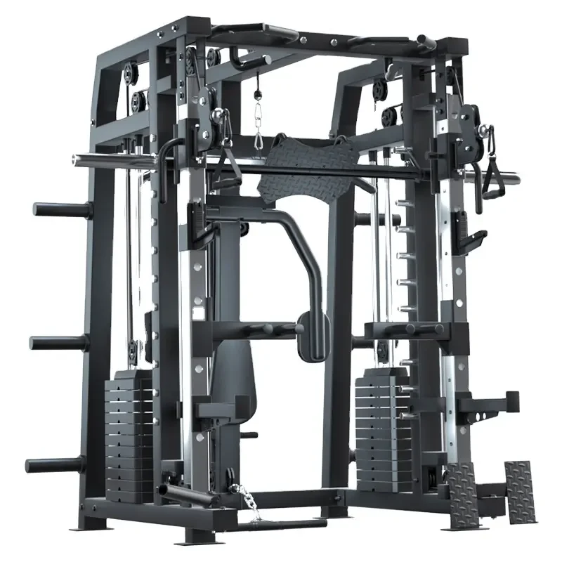 gym equipment commercial gym accessories Multi Functional 3D smith machine squat rack