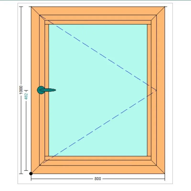 High Performance Passive House Windows EOSS Saving Energy Door and Windows System Double Glazed Window With Best Price