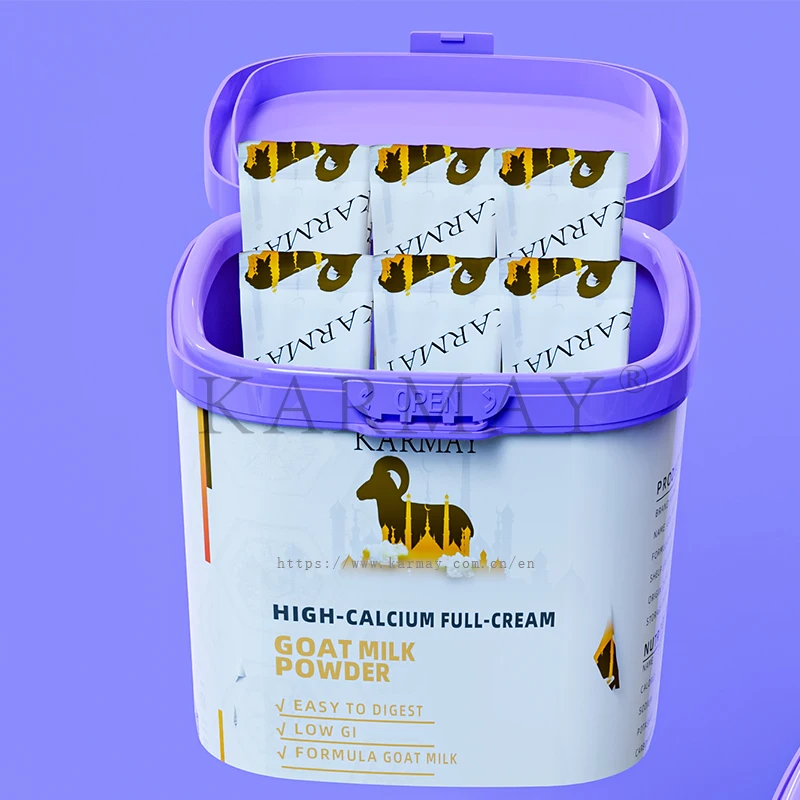125mm Plastic Jar with Closure Formula Milk Powder Packaging  1kg Jar with Lid Temper Proof Design