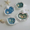 Shell scented candles green