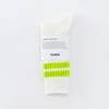 White and green stripe