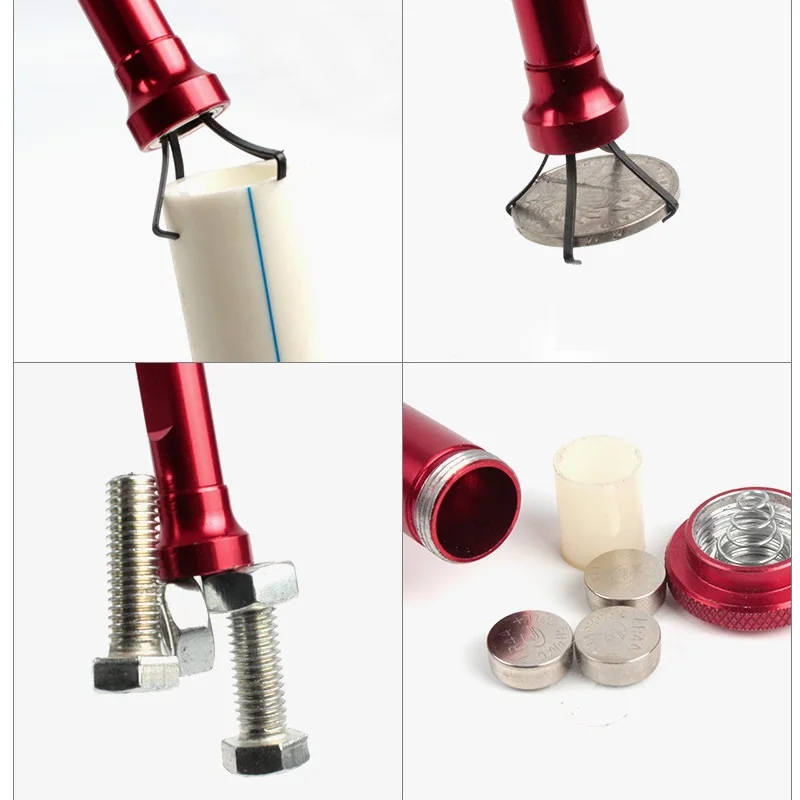 Powerful Magnetic Grabber Tool with LED - Flexible & Durable