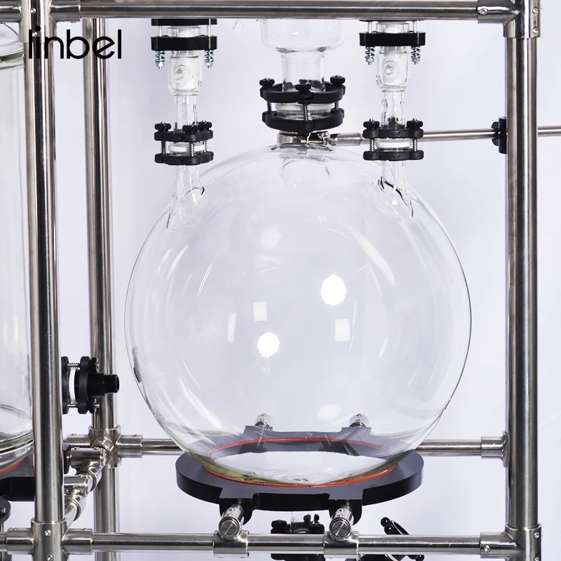 100L Glass Crystallization Filter Reactor for CBD Crystal